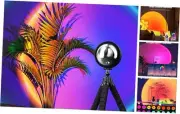 Sunset Lamp Projection Led Lights with APP, 16 Colors Night Light 360°