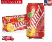 New Squirt Ruby Red Grapefruit Soda, 12 fl oz cans, 12 pack Free Shipping