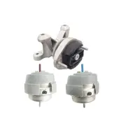 Front + Rear Engine Mount Kit for Audi A4 B6 1.8T B7 2.0L 4Cyl 02-09 CVT