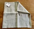 NWT Pottery Barn Belgian Linen Libeco Throw Pillow Cover 18”x18” Pewter Gray