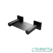 Phoenix Radii Soap Dish Square Plate Matte Black RS895 MB