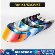 Motorcycle Wind Shield Full Face Helmet Sun UV Lens Visor For AGV K1 K3SV K5 AU