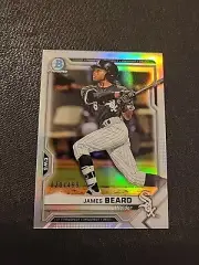 2021 Bowman Chrome Prospects James Beard Refractor 20/499