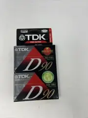 2 TDK Superior D 90 Blank Cassette Tapes Normal Bias Music