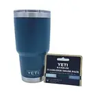LASER ENGRAVED YETI AGAVE TEAL 30oz. TUMBLER with 3PK MATCHING MAGSLIDERS