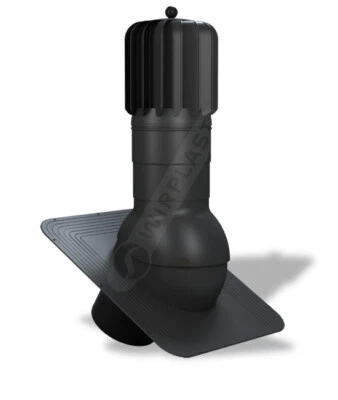 Attic Wind Shingle Roof Vent Non-Insulated Exhaust Ventilator Black NEW