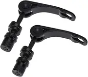 ibasenice 2pcs Quick Release Lever Lock Buckle Mountain Wheel Road Hub Skewer Lock Bike Levers Bicycle Seat Clamp Rear Skewer Quick Release Bike Skewer Front Skewer Black
