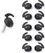 Yutoner Ear Hooks and Covers Accessories Compatible with Apple AirPods 1 & 2 3 or EarPods Headphones/Earphones/Earbuds (5 Pairs) (White)