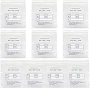 Happyyami 10Pcs Tamper Bags Clear Self Adhesive Cash Deposit Envelopes for Secure Bank Deposits Writable Transparent Evidence Bags with Easy Labeling for Cash Transmittal and Safe