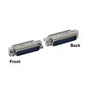 [x10] DB25 Male to Male Mini Adapter 25Pin Low Profile Changer Printer/Scanner