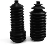 Pair Steering Rack Boots Rubber Black Left Right #5412012#5412013 Fit for for Pol/aris Ranger 570 800 General 1000 RZR XP 900