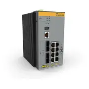Allied Telesis 8x 10/100/1000T POE+ ports 4x 100/1000X SFP Advanced L3 industrial switch DC power supplies Requires purchase of NetCover Support/ Software Updates