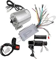 [YC Yier] 1800W 48V Brushless Motor Controller Twist Throttle Grips Keylock 3 Speed Switch for Electric Scooter E Bike Go Kart ATV Quad Buggy Bicycle Pit Dirt Bike
