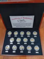 Corvette Sting Ray Collectors Coins.. 1963-1976....COA #002510.