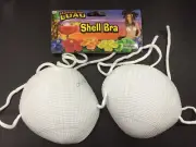 Hawaiian Luau Pool Beach Party Costume Shell Bra Mermaid Dress Up Fancy Sexy