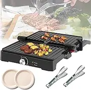 Electric Steak Machine，3 in 1 Electric Panini Sandwich Maker Grill,180°Double-Sided Constant Temperature Heating,Sandwich Maker，Perfect for Grilling Steaks, Burger, Sandwich，Grill Indoor