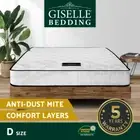 Giselle Bedding 21cm Mattress Tight Top Bed Pocket Spring Medium Firm Double