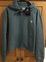 Women’s champion pull over sweatshirt with hoodie Brand New. Large