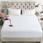 King Quilted Waterproof Mattress Protector with Deep Pocket Mattress Cover White
