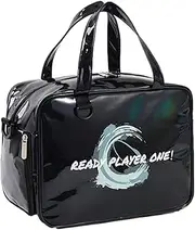 Gym Duffel Bag | Multi-Compartment Handheld Storage Bag | Large-Capacity for Fitness, Beach, Sports, Swimming & Camping, Black, Small