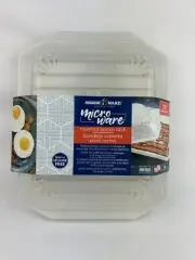 Nordic Ware Micro-Ware Covered Bacon Rack Microwave Cookware Made in USA NEW