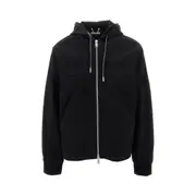 [1989 STUDIO] 1989 STUDIO Denim full-zip hoodie Man S S Black