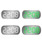 Digital Alarm Clock LED Alarm Clock 5 Brightness Levels LED White/Black Shell