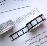 Washi Tape Black and White Movie Films 15mmx10m MT478