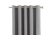 Riva Home Eclipse Blackout Eyelet Curtains (Silver) - UTRV1083