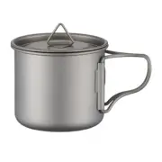 Compact and Portable Ti Cup Rust Free for Camping and Home Use 200ml/750ml