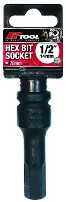 PT11943 - PkTool - 1/2” DR 14mm IMPACT HEX BITS SOCKET