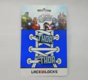Marvel Avengers Assemble Thor Lace Locks Shoelace Pop Lock New