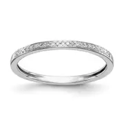 10K White Gold Lab Grown VS/SI+ G+ Diamond Set of 2 Wedding Band Rings