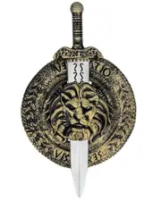 Gladiator Costume Shield & Sword