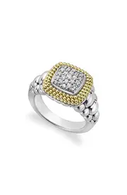 LAGOS Diamond Lux Square Ring at Nordstrom,