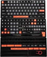 154 Key PBT Keycaps Set, XDA Height PBT Custom Keyboard Keycaps Full Set, Five Sided Thermal Sublimation Mechanical Keyboard Keycaps for 61 87 98 104 108 Keys