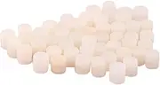 HAMPPLIES 100 Pack Seashell Guitar Fretboard Dots Inlays Diameter White Markers for Guitar Ukulele Bass Banjo Mandolin Easy to Install Remove for Custom Decorations