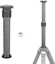 Tripod Extension-INNOREL ER322C 41cm Universal Carbon Fiber Tripod Center Column Load 25kg Two-Section Mid-Column Extension Rod Pole for Tripod Monopod DSLR Camera 32.5mm Tube