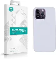 SPRIG Cases Compatible with Apple iPhone 14 Pro Max Liquid Silicone Premium Back Cover Drop Tested Shock Proof Case for Boys and Girls with Camera Protection iPhone 14 Pro Max White