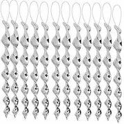 Spiral Reflective Bird Scare Rods Wind Twisting 30cm Ornamental Device 12 Pcs Garden Deterrent Pest Control Visual Protection
