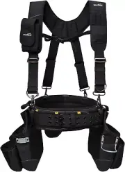 MELOTOUGH Tool Belt with Suspenders Heavy Duty Heavy Duty Carpenter Rig