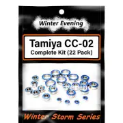 Tamiya CC-02 Series - Defender 90, G 500, Unimog 406 Sealed Bearings Kit 22 Pcs