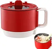 Portable Cooking Pot – Mini Electric Hot Pot For Noodles And Soup | Nonstick Travel Cooker For Dorm, Compact Ramen Maker With Rapid Boil, Multi-Function Small Electric Cooker For Quick Meals