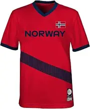 [FIFA] Unisex Official 2023 Women's Football World Cup Kids Team Shirt, Norway T-Shirt (Pack of 1)