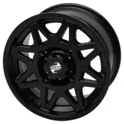 4/137 Tusk Tintic Wheel 14x7 4.0 + 3.0 Matte Black For Can-Am Commander Max 800R