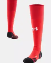 Under Armour Youth UA Soccer Socks Cushioned Over The Calf Orange 13.5K-4.5Y New
