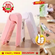 1/2Pcs Mini Portable Sealing Bag Machine Sealer Home Heat Bag Plastic Food Snack