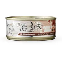 在飛比找蝦皮商城優惠-靖貓罐 美味貓食 貓罐 80g【24罐賣場】《XinWei》