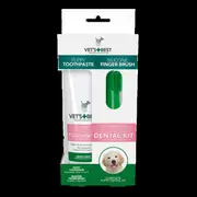 Vets Best Puppy Teething Gel And Finger Brush Kit