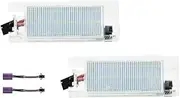 Wivplex License Plate Light, for Opel, for Vectra C Astra J H Zafira B For Insignia For Corsa C D Meriva A Tigra B 2Pcs For Canbus Number Plate Lamp Car Number Plate Light
